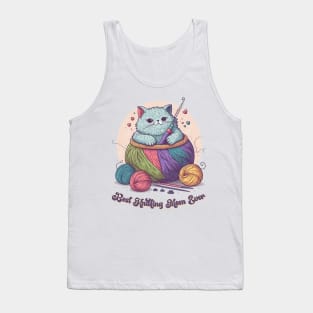 Best Knitting Mom Ever Cat #2 Tank Top